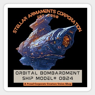 Orbital Bombardment ship model# OB24 Magnet